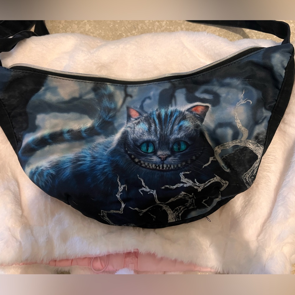 Official Disney Cheshire Cat Shoulder Bag – Gently Used, Boutique Find
